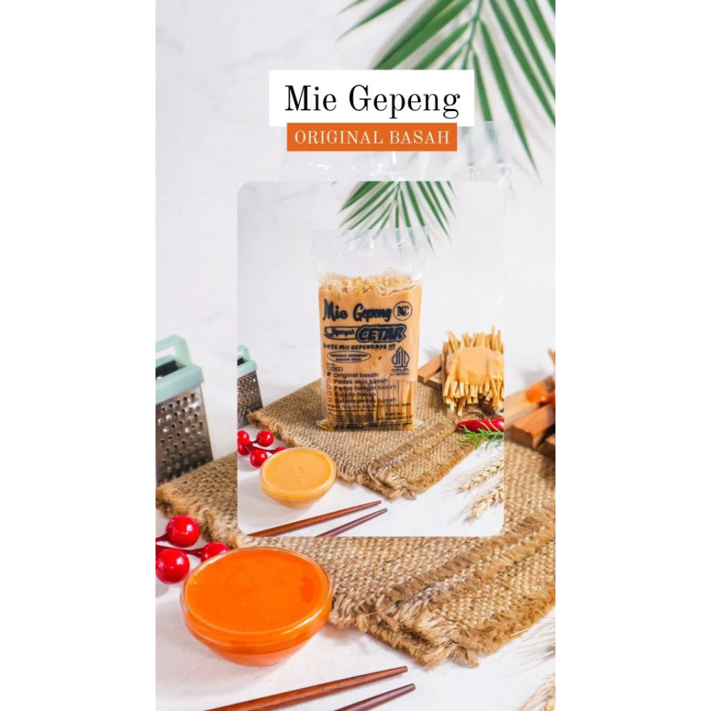 

MIE LIPENG/MIE LIDI GEPENG CETAR