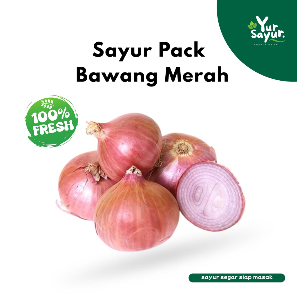 

YUR SAYUR - Bawang Merah Segar Harum Padat dan Siap Masak