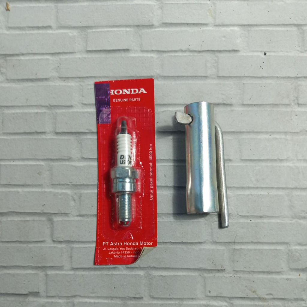 busy busi + kunci busi karisma / blade / supra x 125 / supra 125 inject helmin