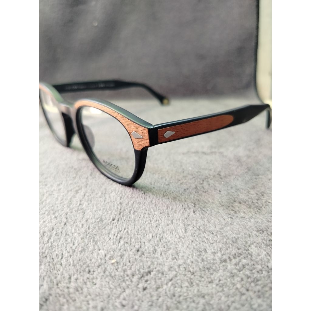 kacamata frem original Moscot lemstosh wood(size 49-24-145)