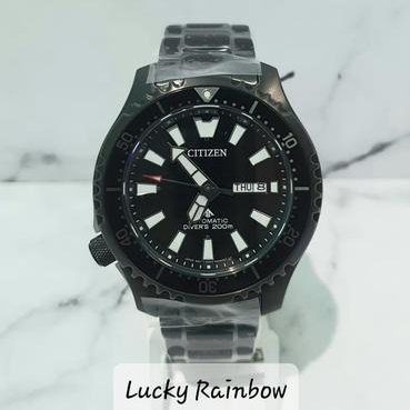 Jam Tangan Citizen Diver Automatic FUGU NY0135-80E ORIGINAL - AllBlack