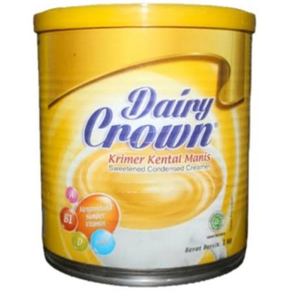 

kental manis kaleng dairy crown 1 kg