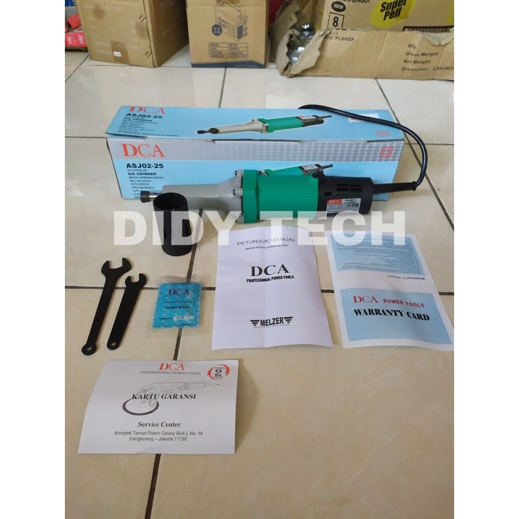 MESIN GRENDA TUNER 6mm PANJANG DCA ASJ02-25