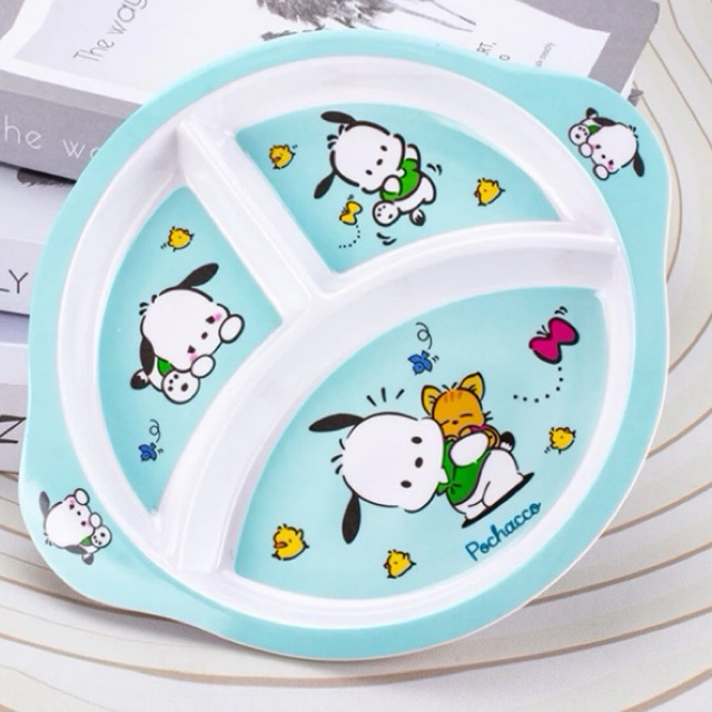 SERBA - piring melamin pochacco melamine import kado lucu