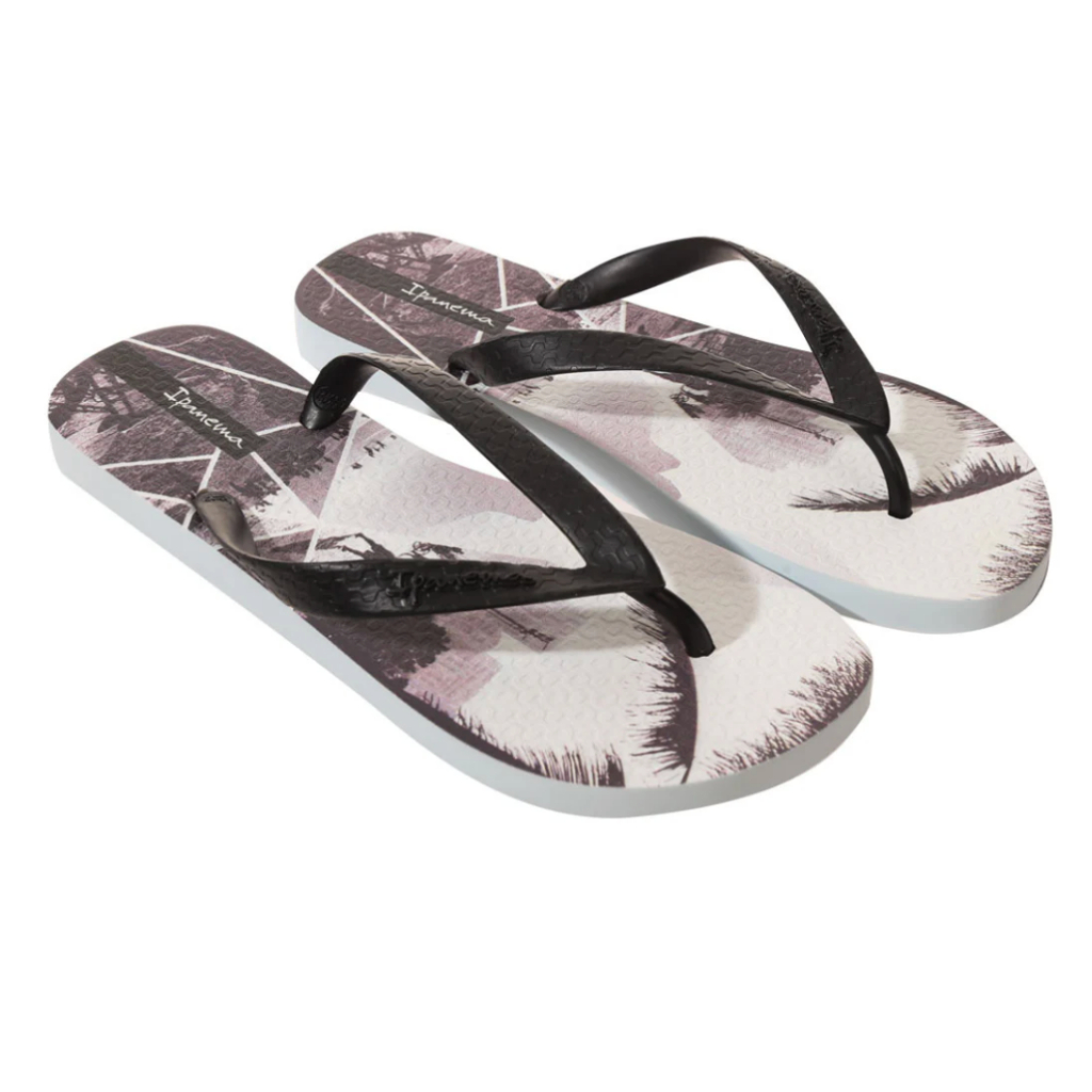 Sandal Jepit Pria Ipanema Clas Urbana Masc White/Black