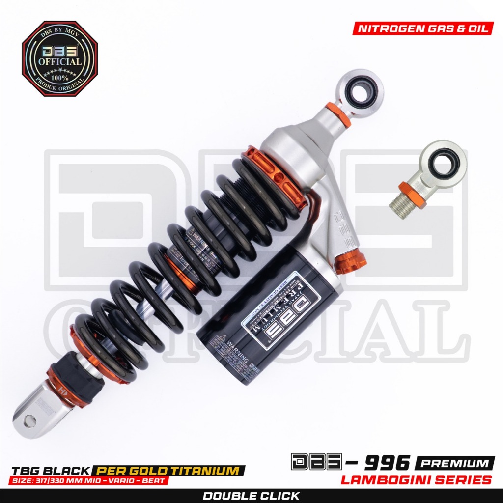 DBS 996 Series Double Klik Shock Belakang  Mio Beat Scoopy Vario125/150 Vario110 MioJ MioM3 MioSoul 