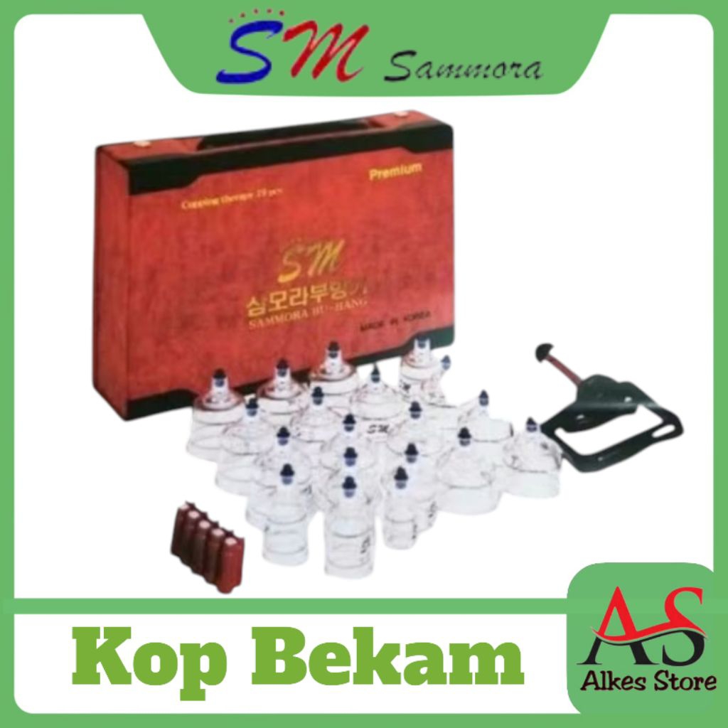 Alat Bekam Sammora Merah   Kop Bekam Samora Alat Bekam