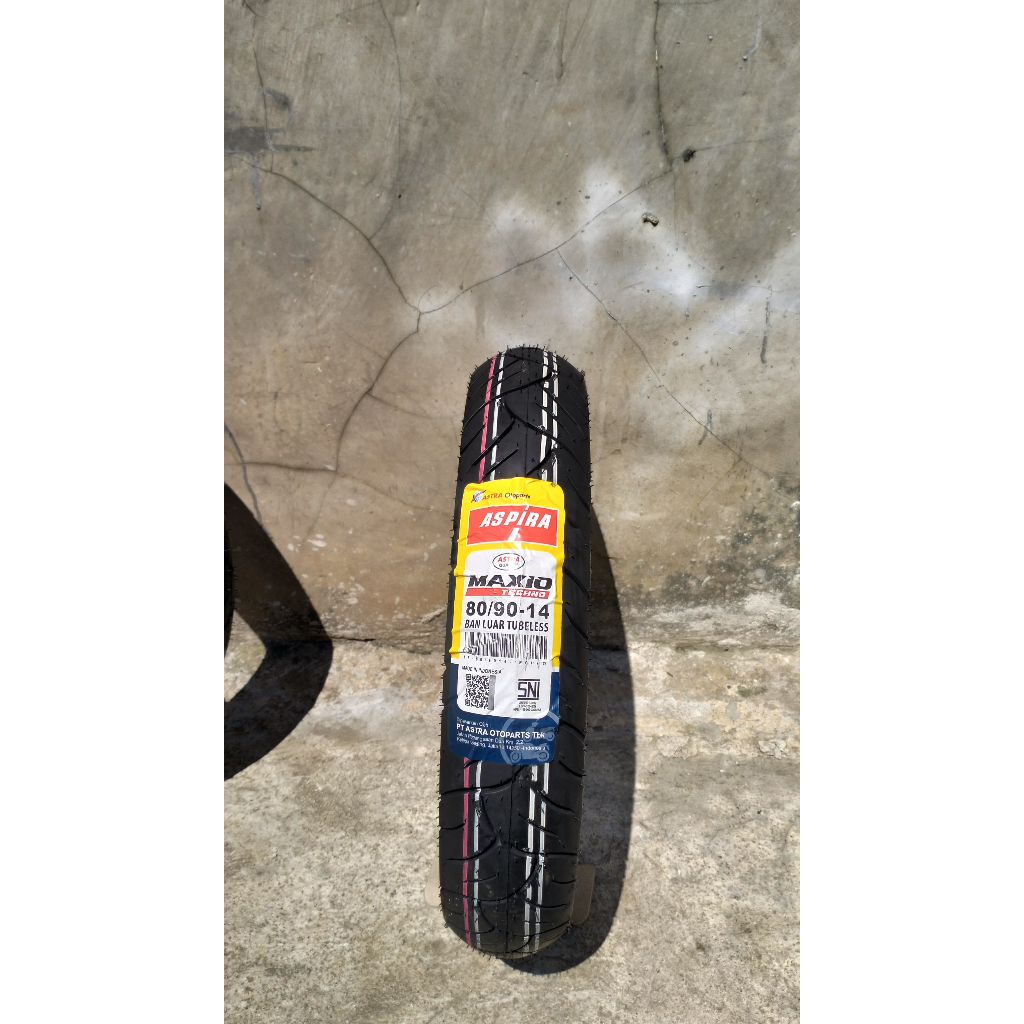 Ban aspira tachno 80/90 90/90 ring 14 buat motor mio, beat, vario ban depan belakang sepasang