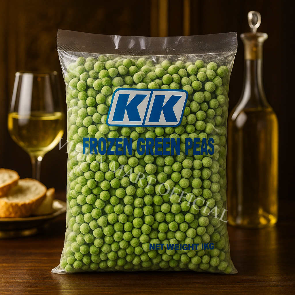 

KK Frozen Green Peas 1kg kacang polong frozen