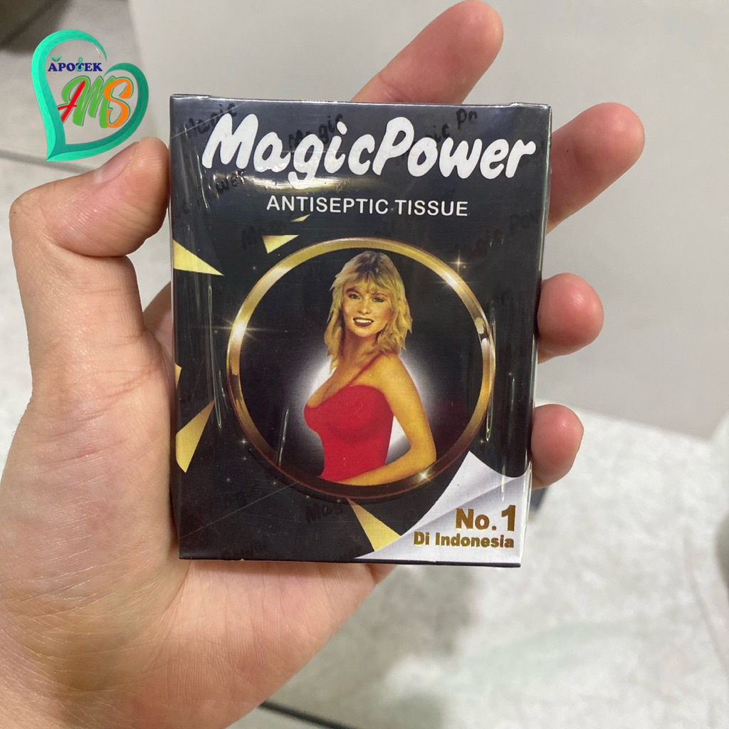 PRIVASI AMAN | Magic Power Antiseptic Tissue | Tissue Mejik Antiseptik | Tisu Mejik | Per Kotak Isi 
