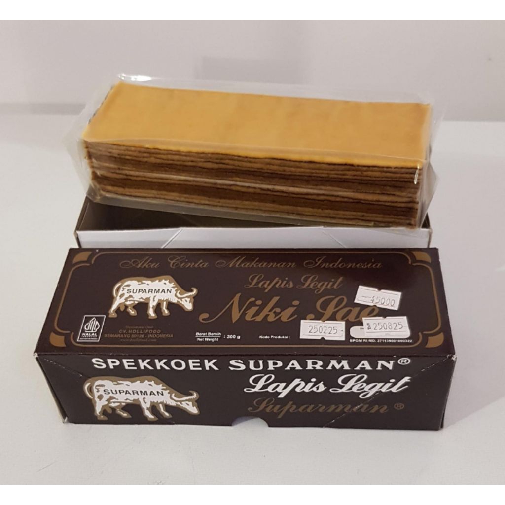 

Niki SAE Lapis Legit Suparman 300 gr / Suparman Spekkoek