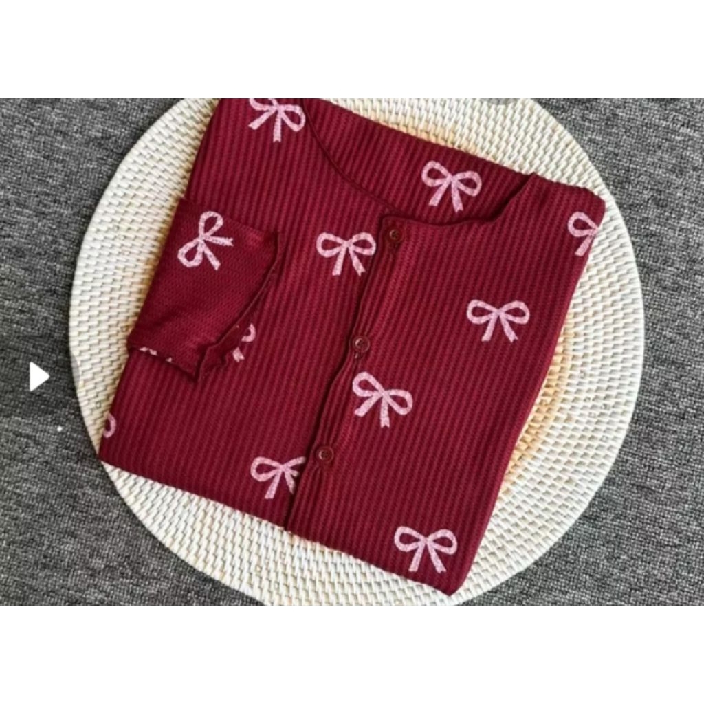 cardigan pita sablon