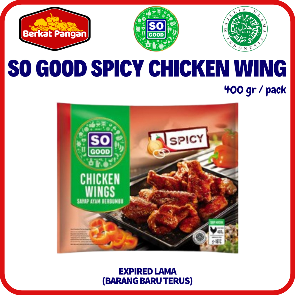 

So Good Spicy Wings 400gr