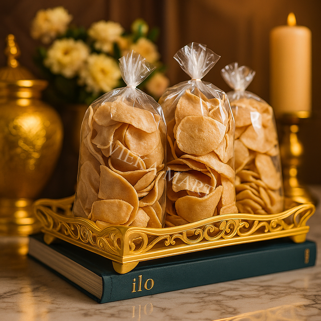 

Kerupuk Bawang Oven kemasan 250g