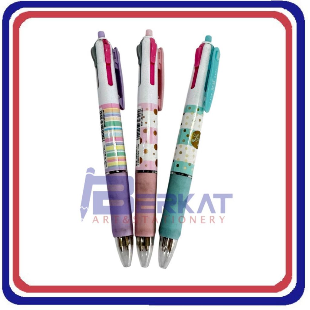 

M&G Ballpoint / Pulpen 4 Warna JOY 0.7mm ABP803R5