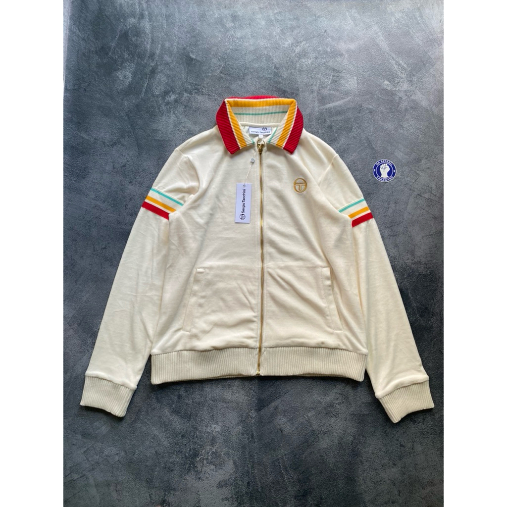 Ready stok Sergio Tacchini slice velour TrackTop Jacket Original