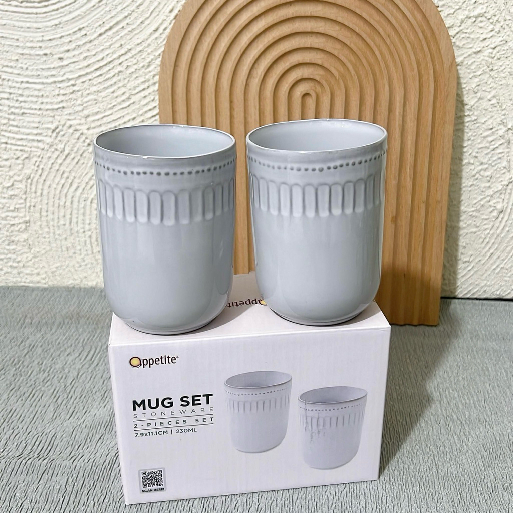 Ocha Mug Ello White set2 Informa