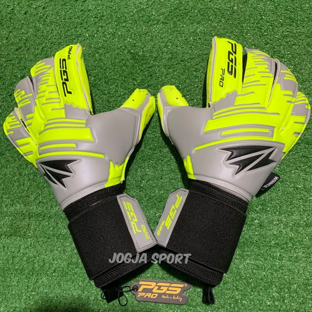 PGS PRO WINNER SERIES 2025 LIME SILVER sarung tangan kiper pgs pro winner terbaru