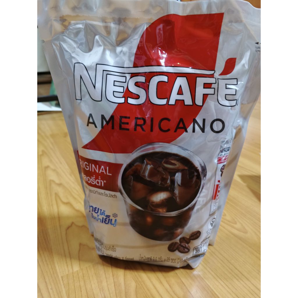 

Kopi Nescafe Americano Original. 1 pak isi 25 Sachet x @9.6gr. Halal