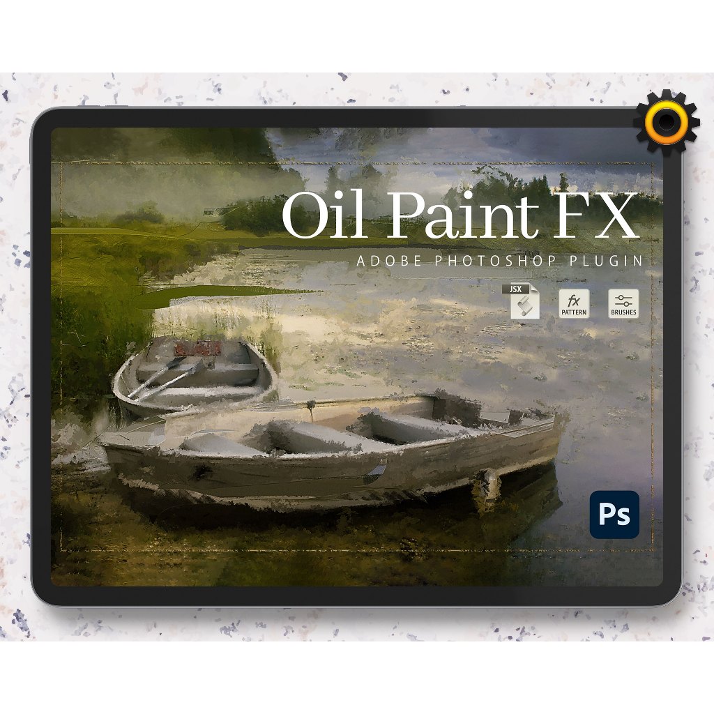 Photoshop Plugin - Oil Paint Plugin FX