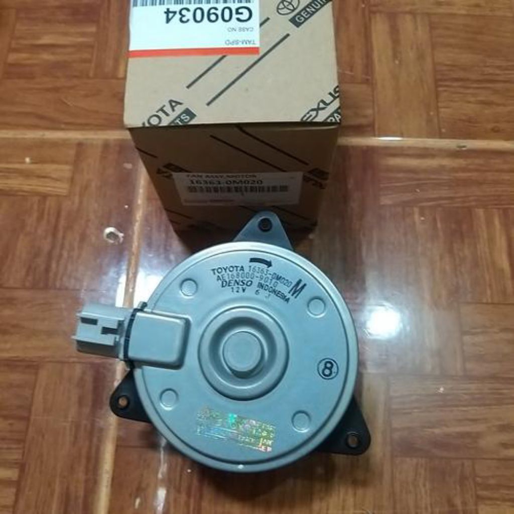 Motor fan radiator yaris/new vios 2007-2013 asli