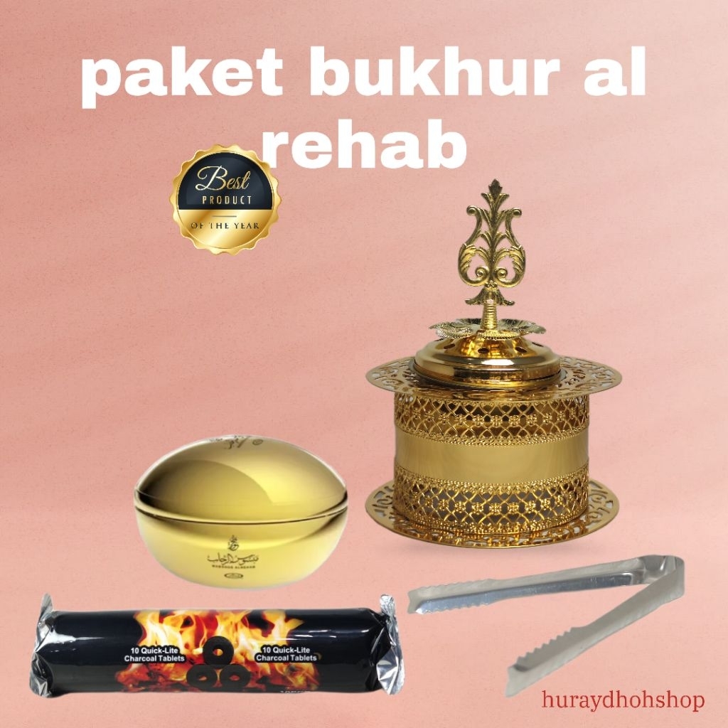 PAKET LENGKAP BUKHUR AL REHAB Import PRAPEN MANUAL BUNDAR HAJAR ASWAD NAJMA OUD MAGRIBI AL HANJAR RA