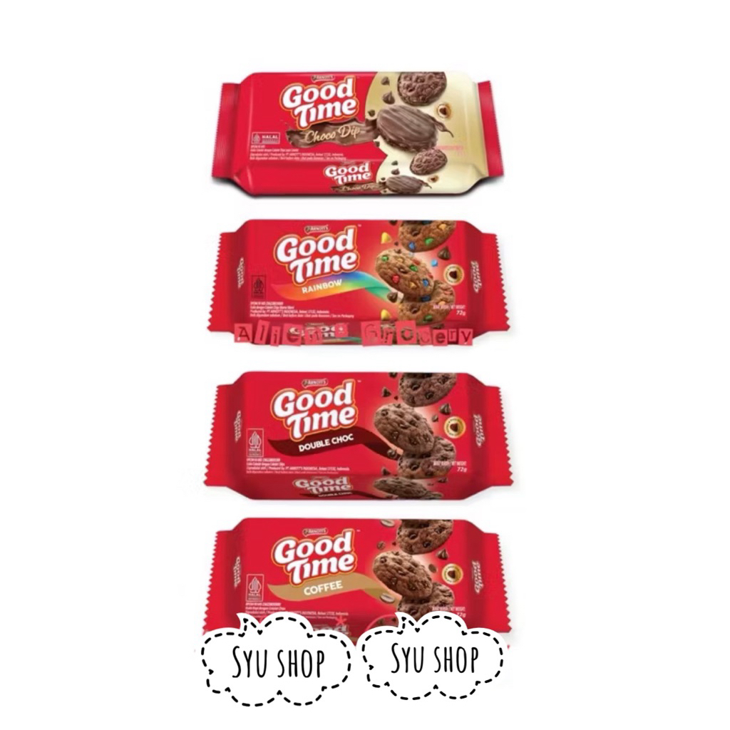 

goodtime good time cookies cookie classic rainbow coffee double chocolate dip dips 72gr