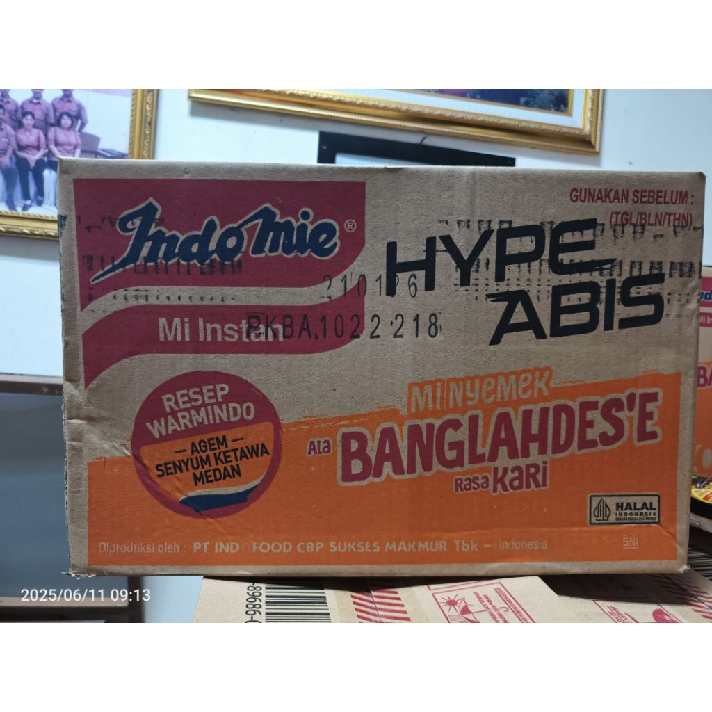 

Indomie Banglahdes'e 1 dus isi 40 pcs