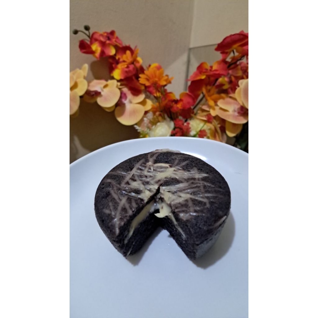Bolu Ketan Hitam Keju Lumer Mini