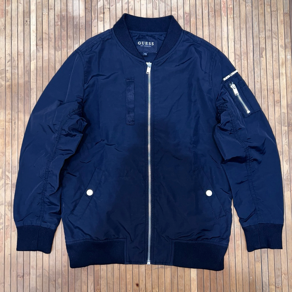 BOMBER GUESS LOS ANGELES BLACK JACKET