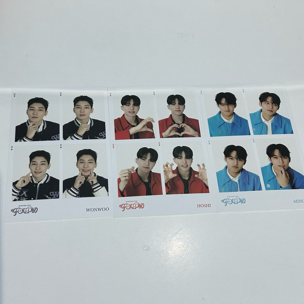 FOLLOW 4 CUTS PHOTO WONWOO, HOSHI, MINGYU