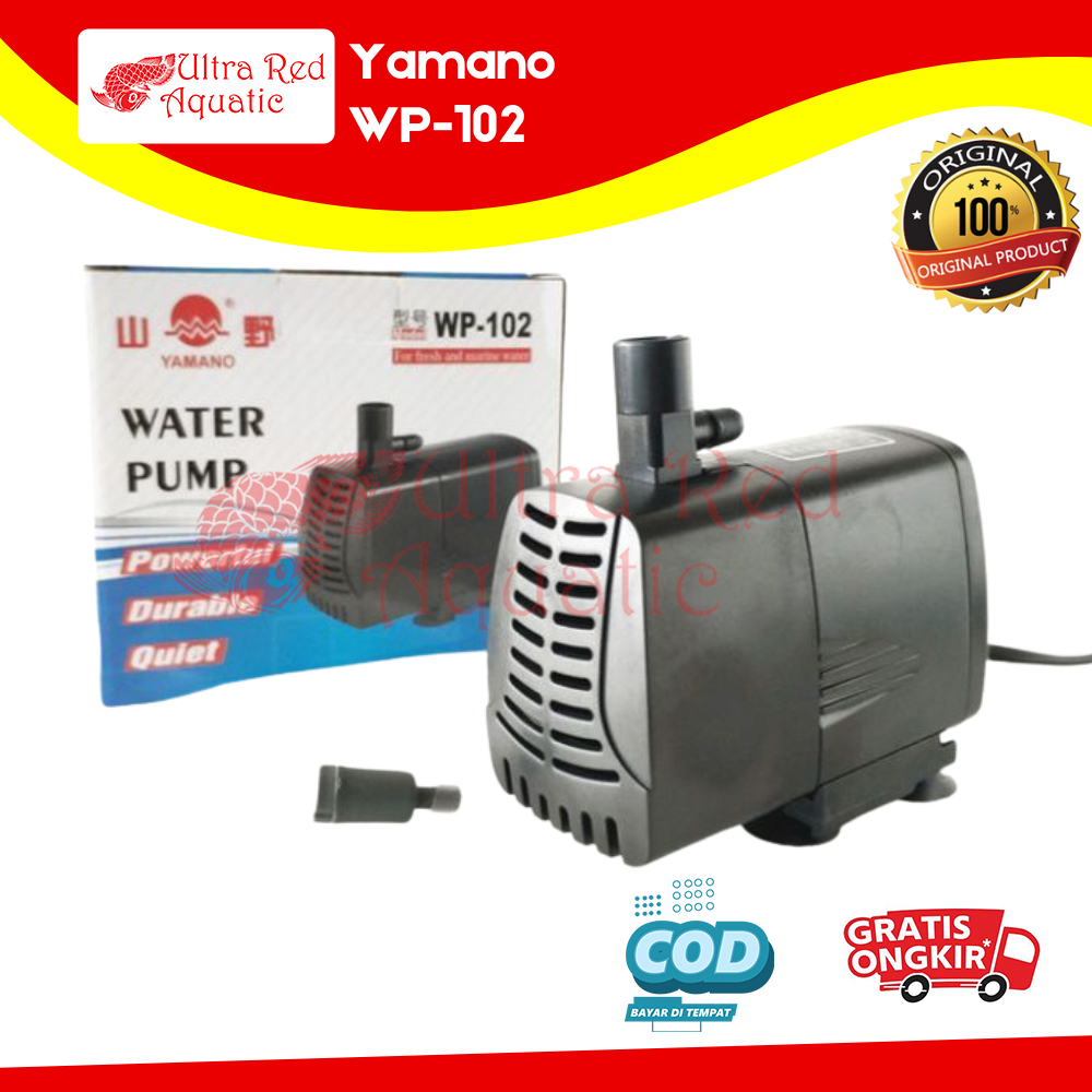 Yamano WP 102 WP-102 Pompa Air Celup Aquarium Mesin Air Celup Kecil