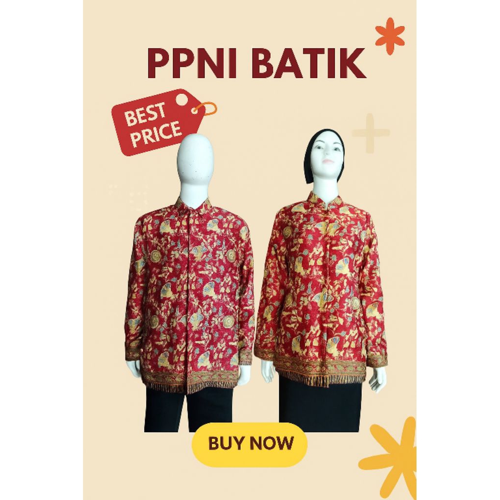 seragam PPNI PRIA // SRAGEN  PPNI WANITA // SERAGAM BATIK PPNI // SERAGAM PERAWAT PPNI // SERAGAM BA