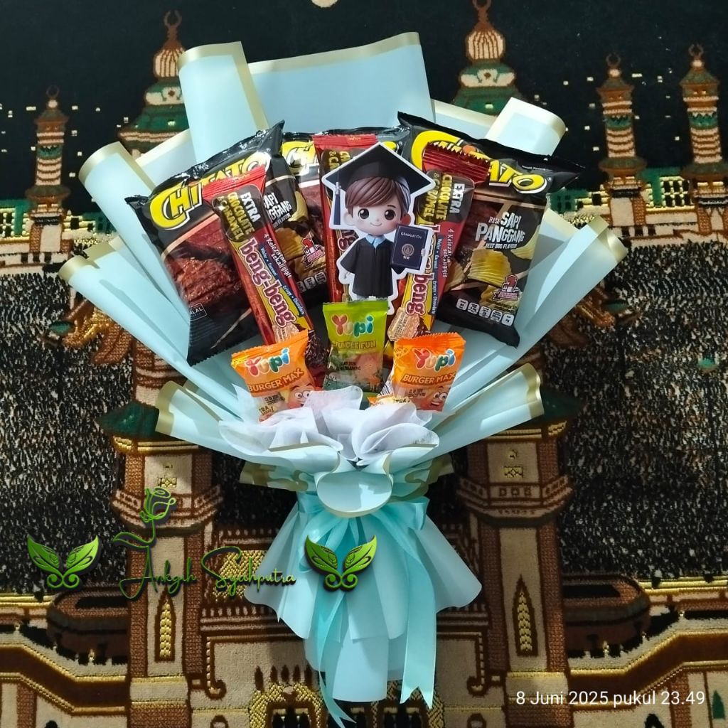 

Buket Snack - Bucket Jajanan - Bouquet Snack