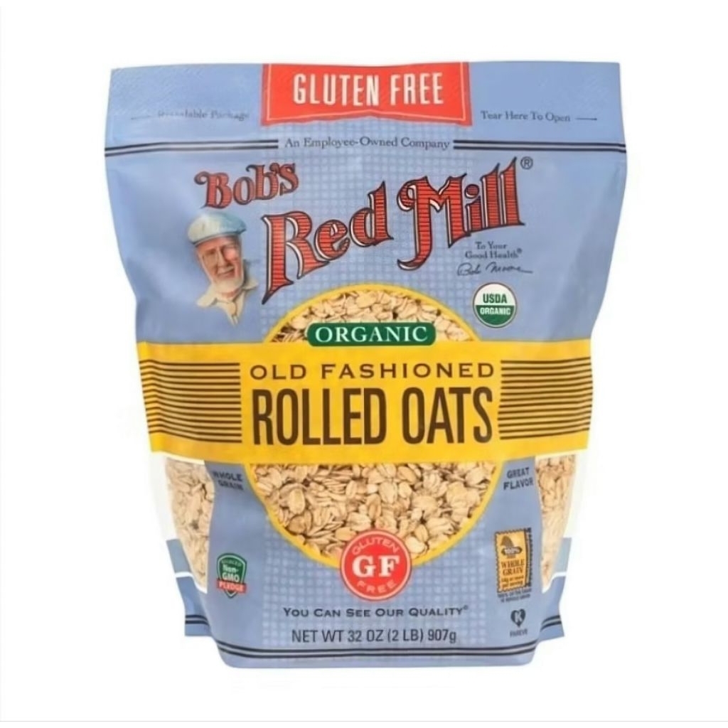 

DISCOUNT BOB'S RED MILL ORGANIC + GLUTEN FREE OLD FASHIONED ROLLED OAT - 907GR ORGANIK GLUTEN FREE