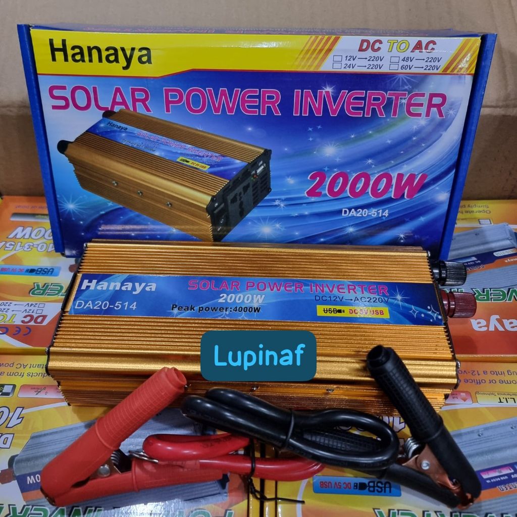 POWER INVERTER HANAYA 2000W 2000 WATT 2000WATT DC TO AC