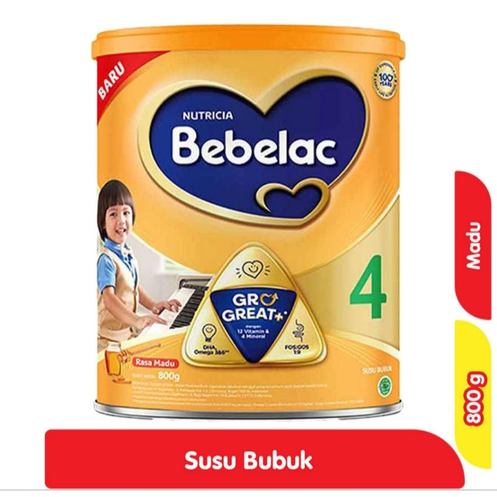 

Bebelac 4 GroGreat+ Madu 800G