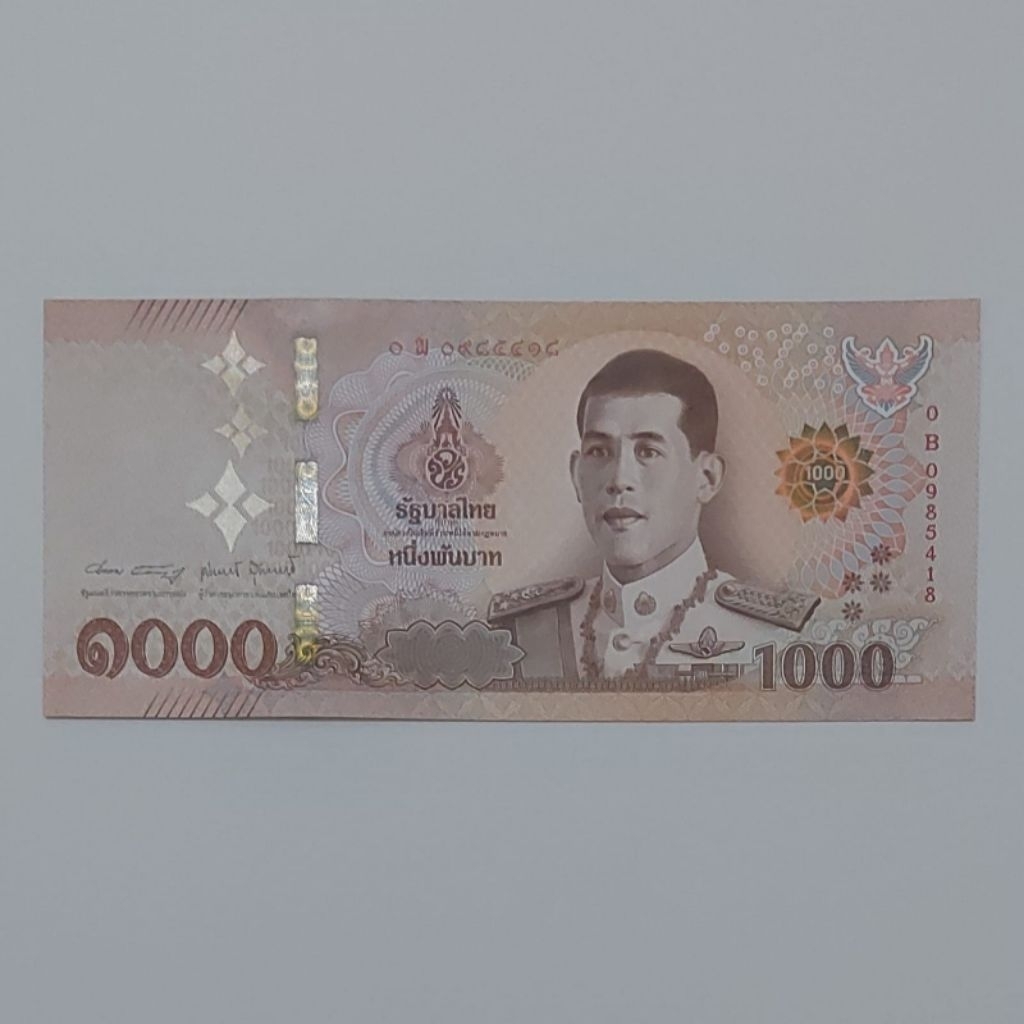Baht Thailand Uang Asing Pecahan 1000 Baht