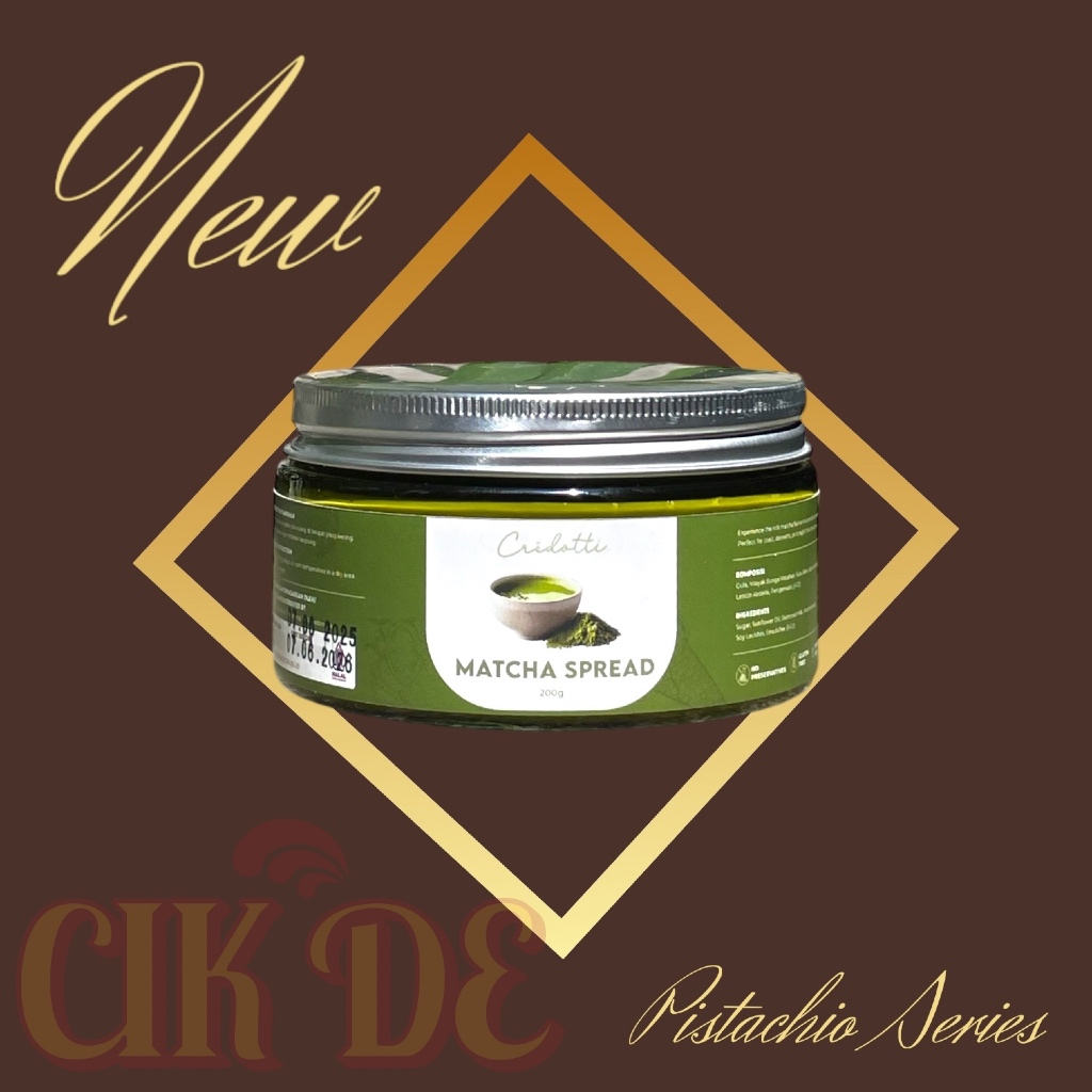 

CREDOTTI Premium Matcha Spread 200gr, Selai Filling Topping