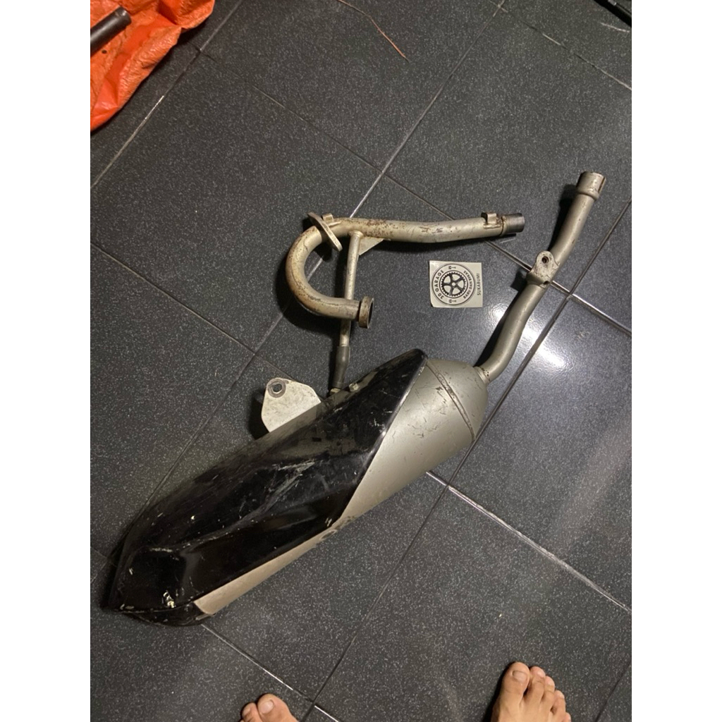 KNALPOT KLX BF ORIGINAL COPOTAN