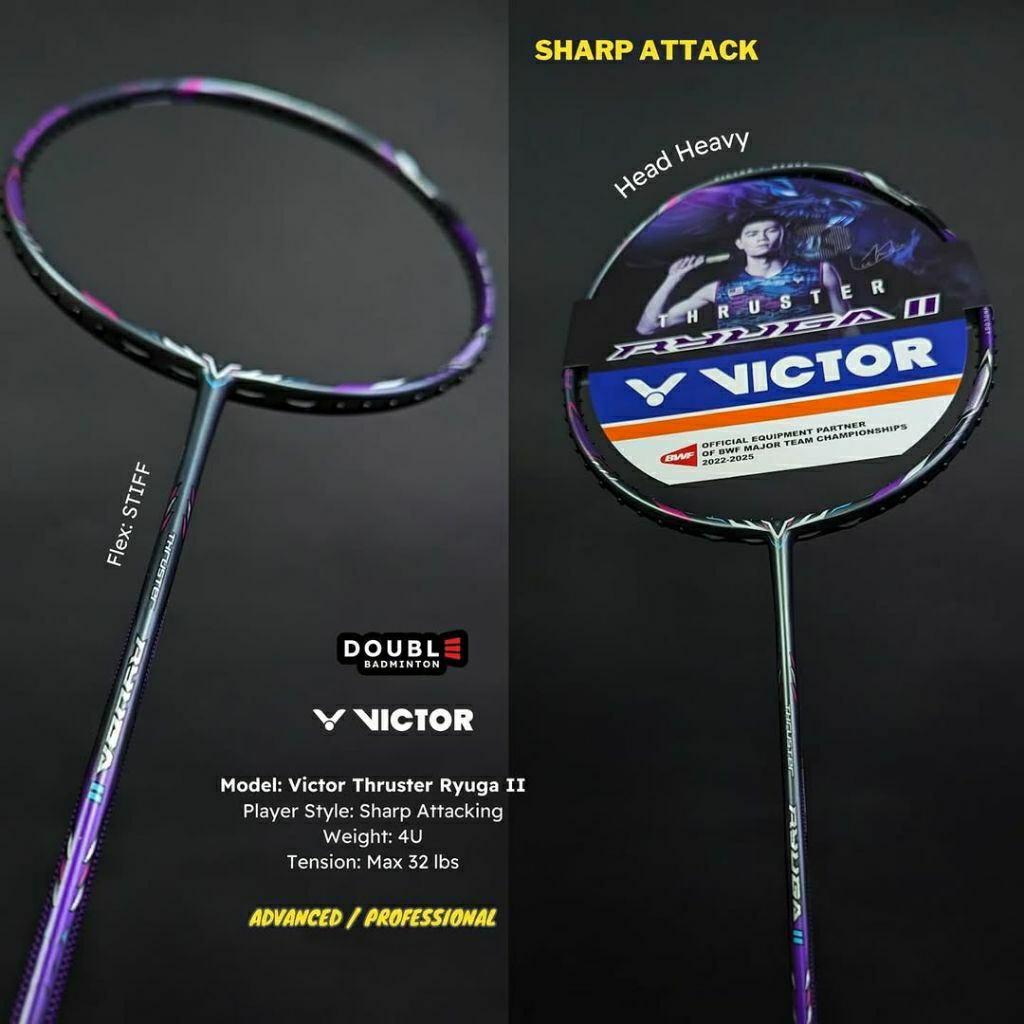 RAKET BADMINTON FICTOR RYUGA 2PRO