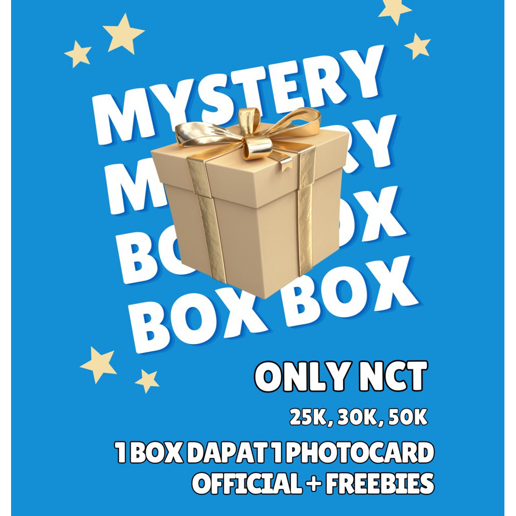 Mystery Box PHOTOCARD Official / PC NCT Misteri box