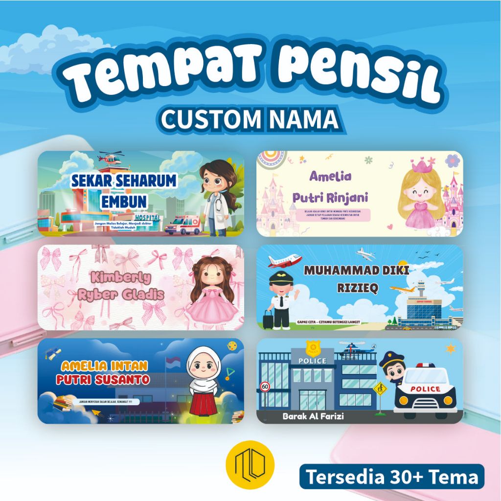 

( Ready Stock) Kotak Pensil Anak Custom Nama Dan Sekolah - Tempat Pensil Estetik Murah Dengan Foto Sendiri - Pencil Case Custom - Tempat Pensil Custom - Tempat Pensil Custom Nama - Tempat Pensil Aesthetic - Tempat Pensil Hardcase Bisa Custom Nama