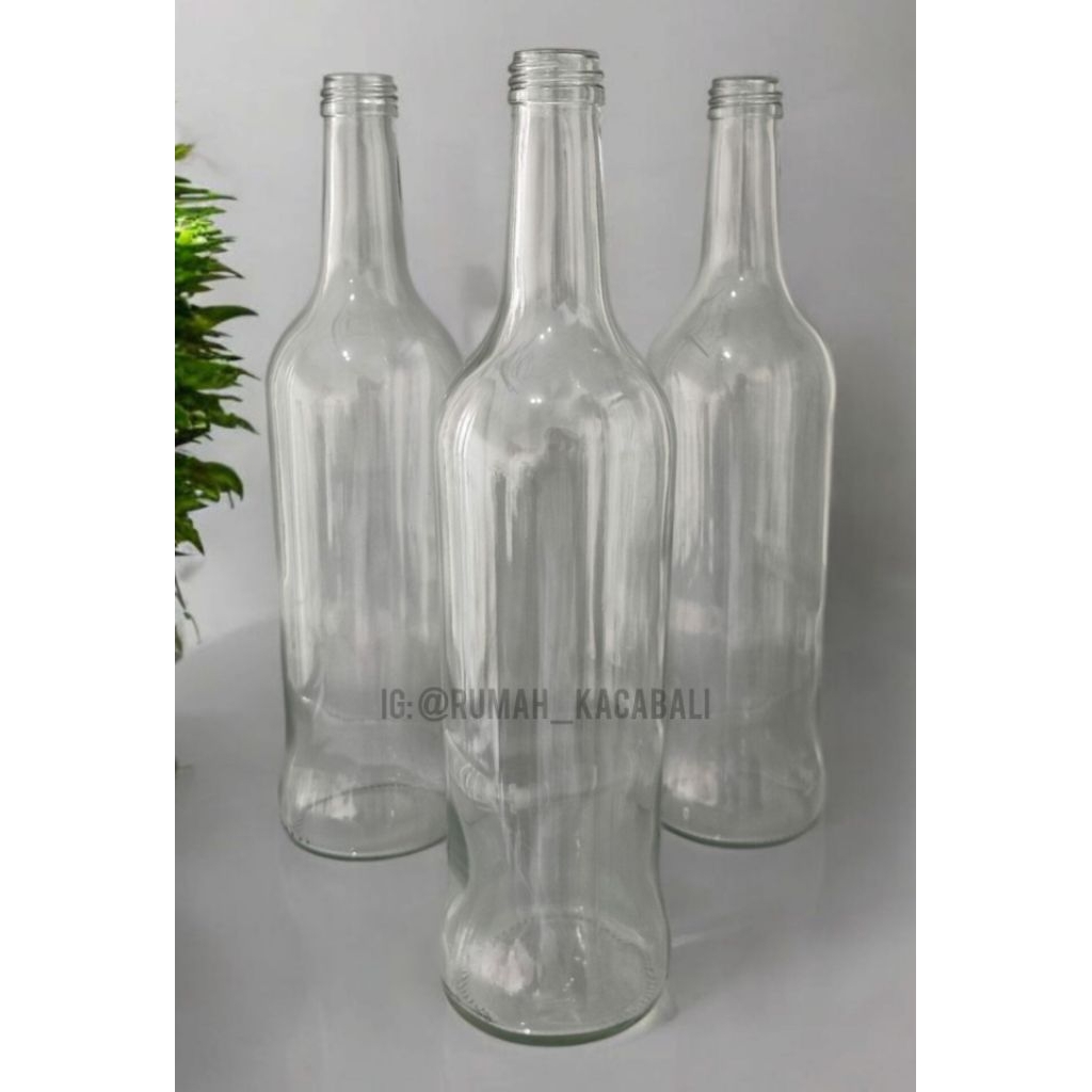 Botol kaca cordial 620ml | botol anggur merah kondisi baru dan bekas