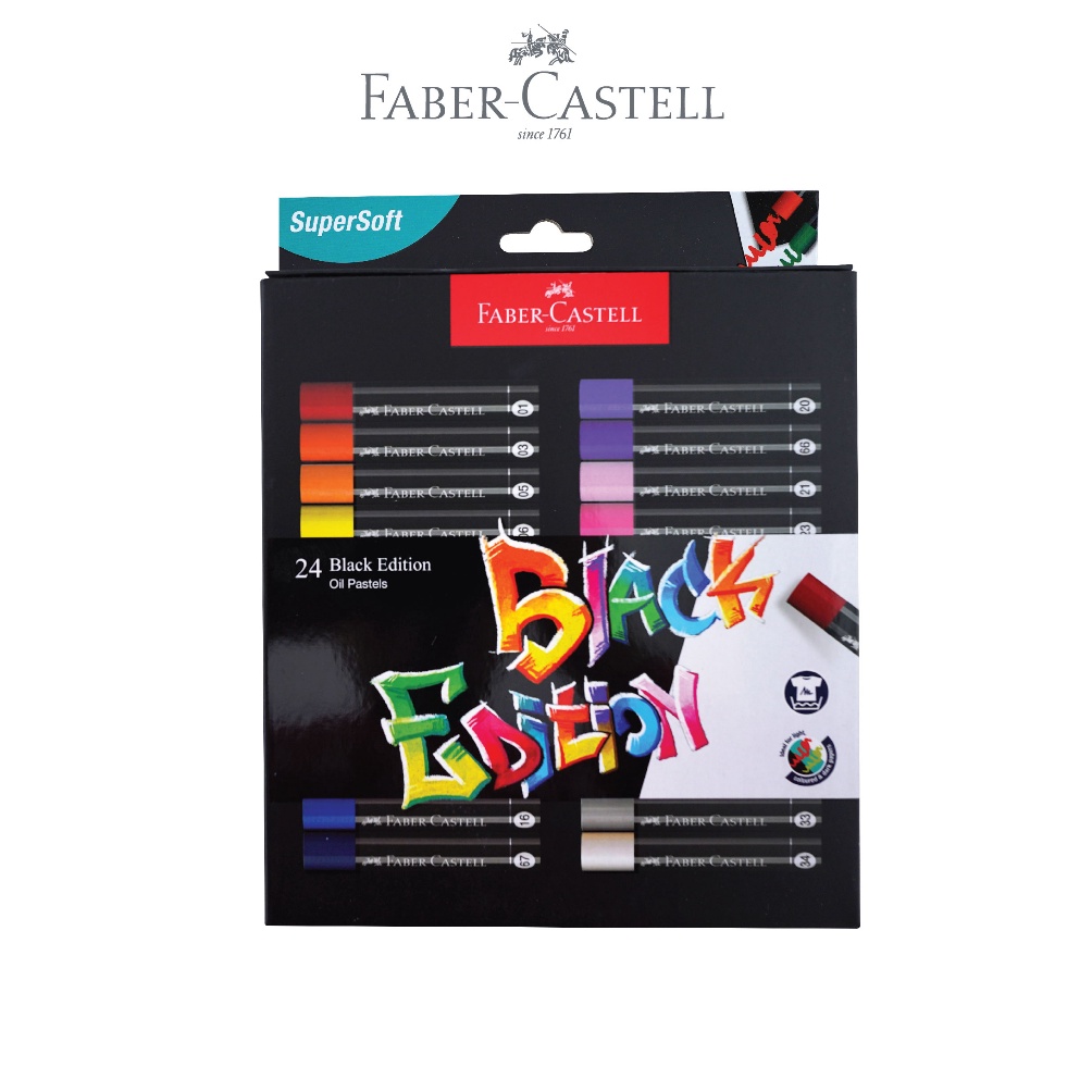 

KODE D14U FaberCastell Krayon Minyak Black Edition Oil Pastel Series