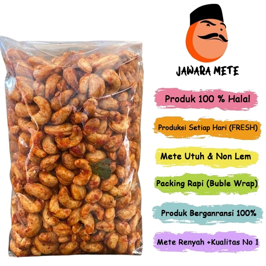 

Kacang Mete Matang Mede Pedas Manis Daun Jeruk Mente Wonogiri
