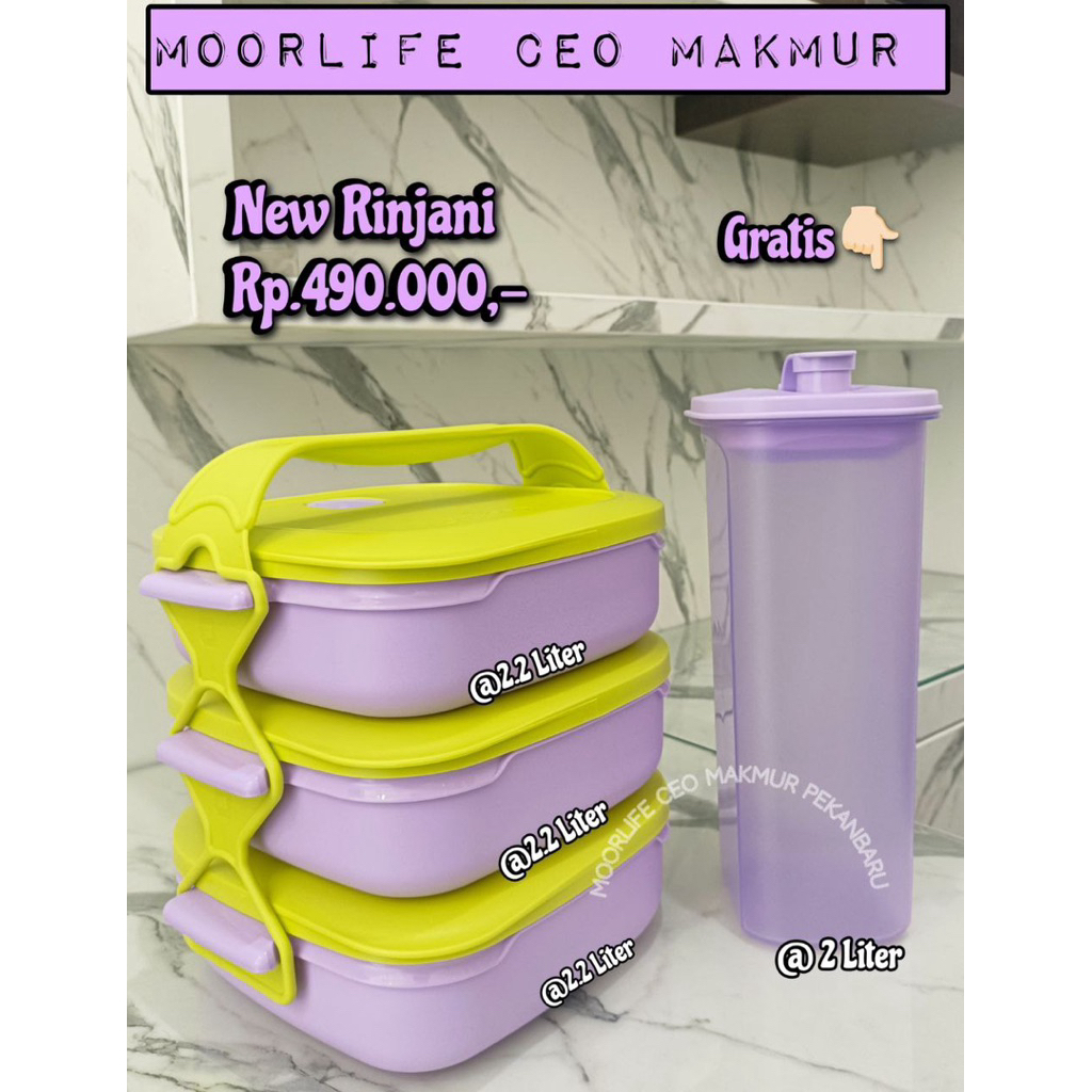 Rantang Jumbo New Rinjani Promo Moorlife Bergaransi