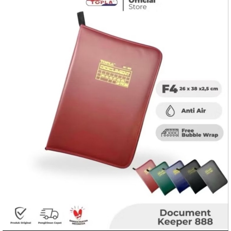 

KODE D12Y Topla Dk 888 Map Dokumen Anti Air penyimpanan Berkas 6 File 2 File