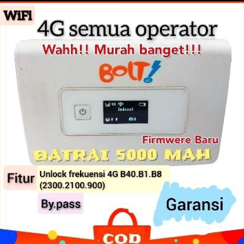 Modem wifi 4G all operator/modem bolt orion dan mf90 4G