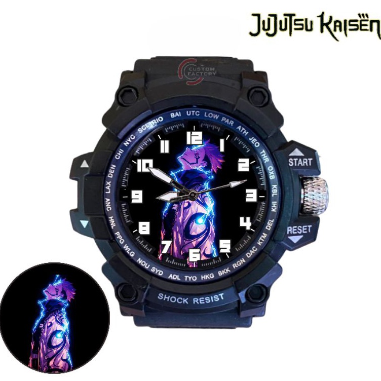 KODE B15T Jam Tangan Anak Laki Laki Jujutsiu Kaisen Anti Air Terbaru